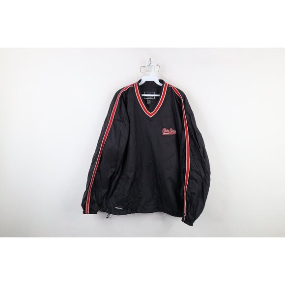 Vtg 90s Men XL Spell Out Ohio State University Lined Pullover Windbreaker Jacket - Picture 1 of 15